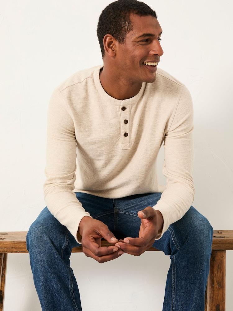Fat Face Nutbourne Henley Oatmeal Nutbourne Henley