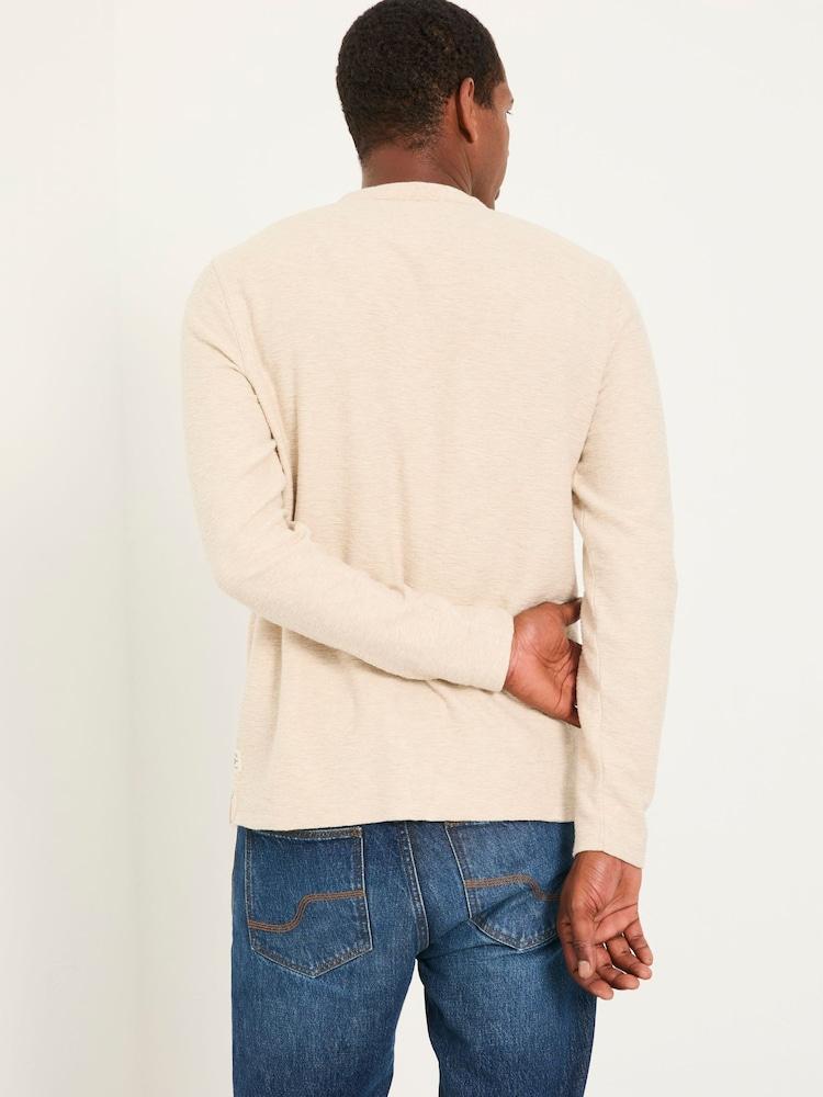 Fat Face Nutbourne Henley Oatmeal Nutbourne Henley