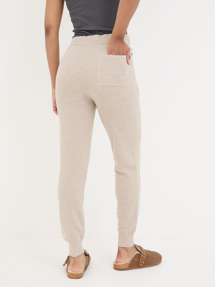 Fat Face Oatmeal Lounge Cuffed Joggers