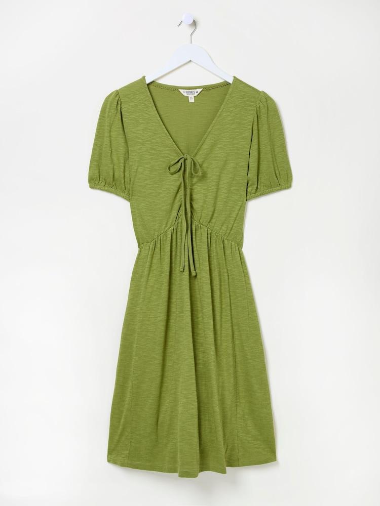 fat face Olive Green Nell Jersey Dress