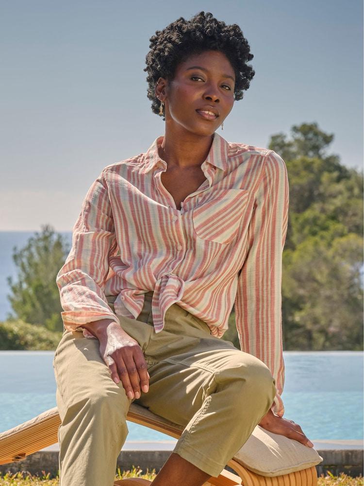 Fat Face Olivia Multi Stripe Shirt