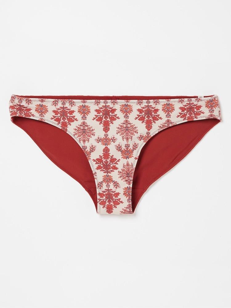 fat face Orange Jaipur Floral Bikini Bottoms