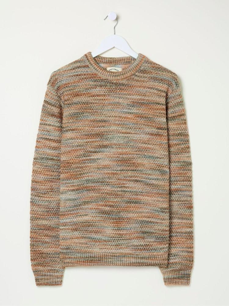 fat face Orange Ombre Crew Neck Jumper