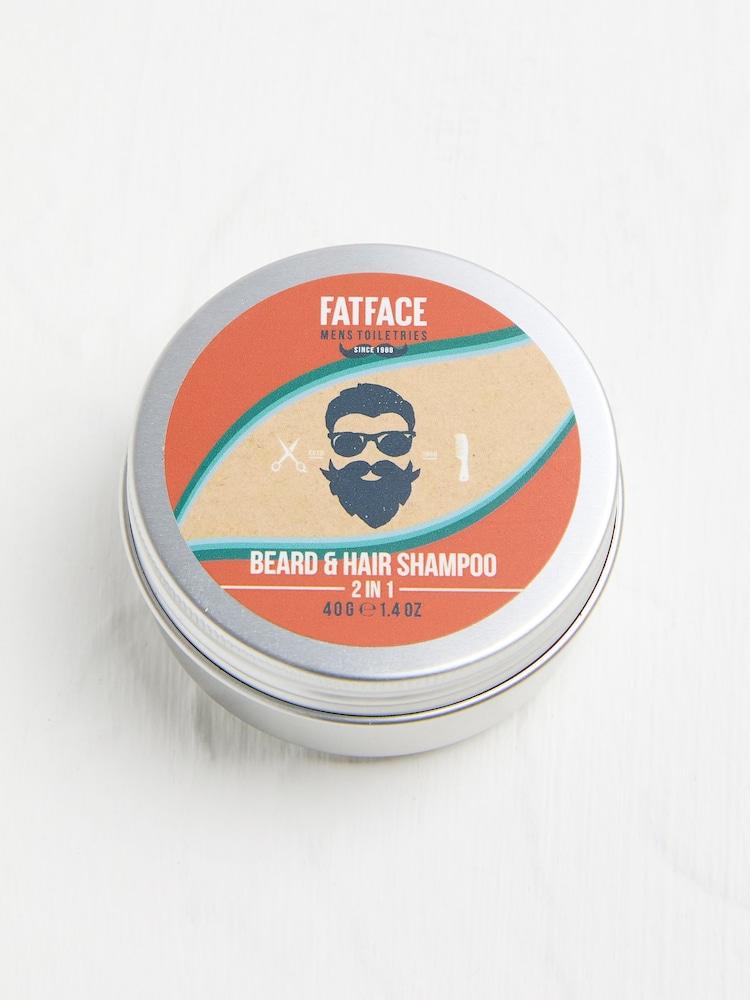 Fat Face Orange Solid Beard And Hair Shampoo