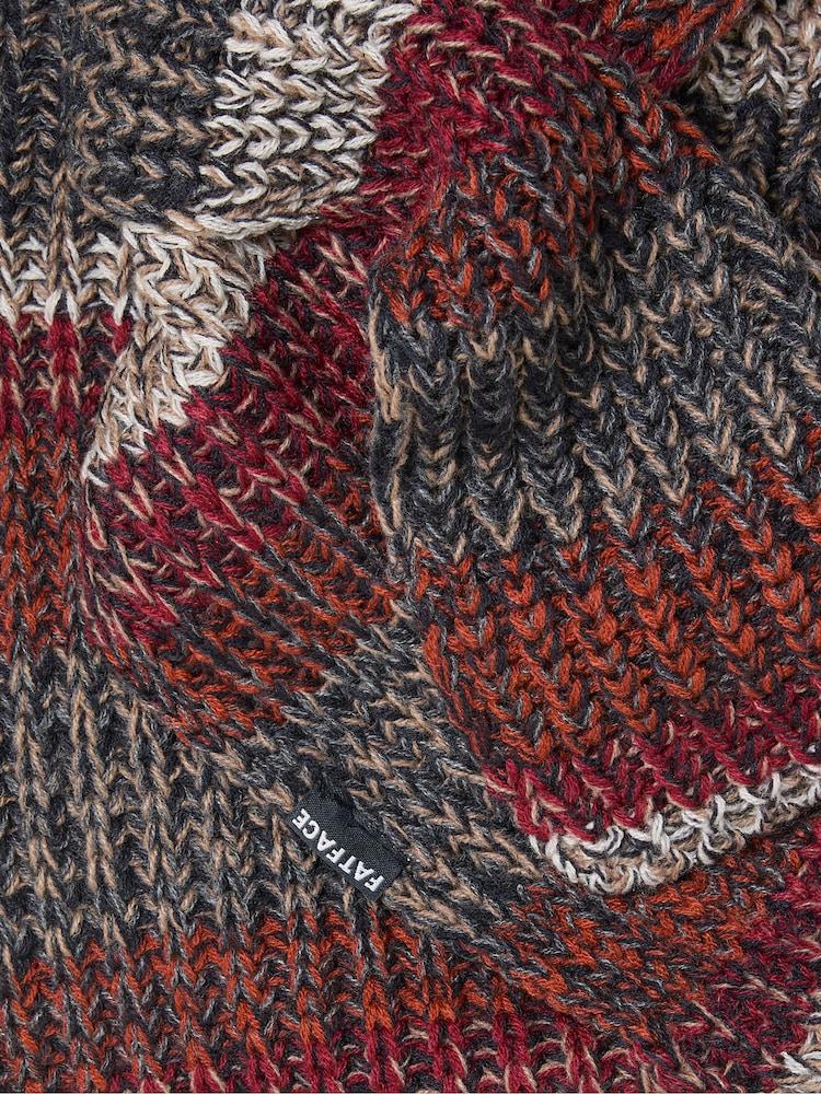 fat face Orange Twist Colourblock Scarf