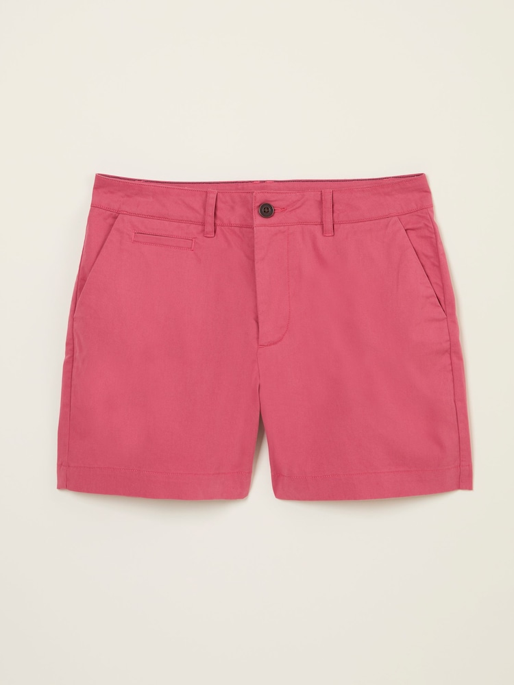 fat face Padstow Dark Pink Chino Shorts