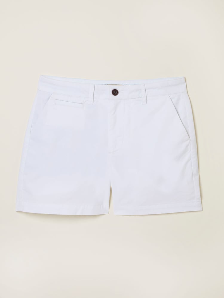 fat face Padstow White Chino Shorts