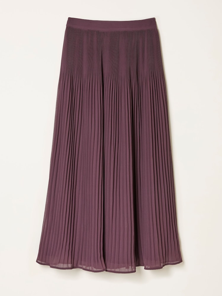 fat face Paignton Dusky Purple Midi Skirt