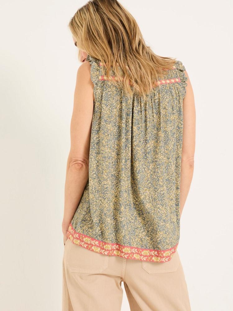 Fat Face Patsy Mid Grey Air Ditsy Tunic