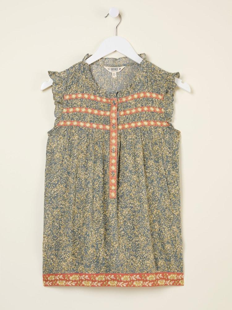 fat face Patsy Mid Grey Air Ditsy Tunic