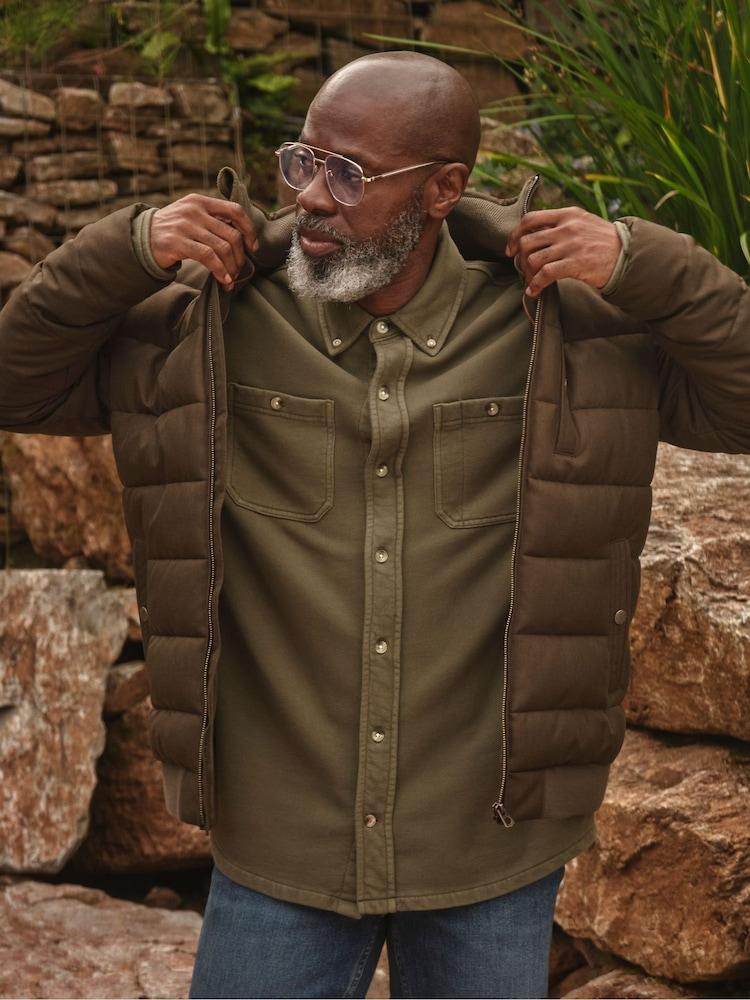 Fat Face Petworth Green Cotton Shirt