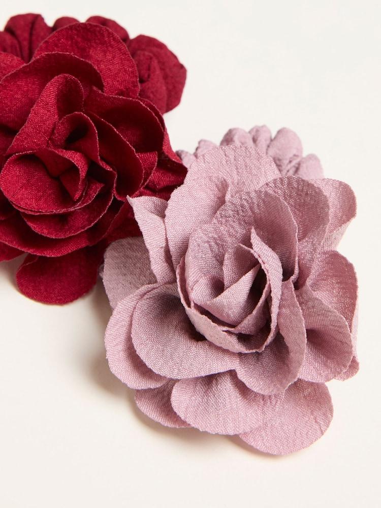 fat face Pink 2 Pack Corsage Hair Ties