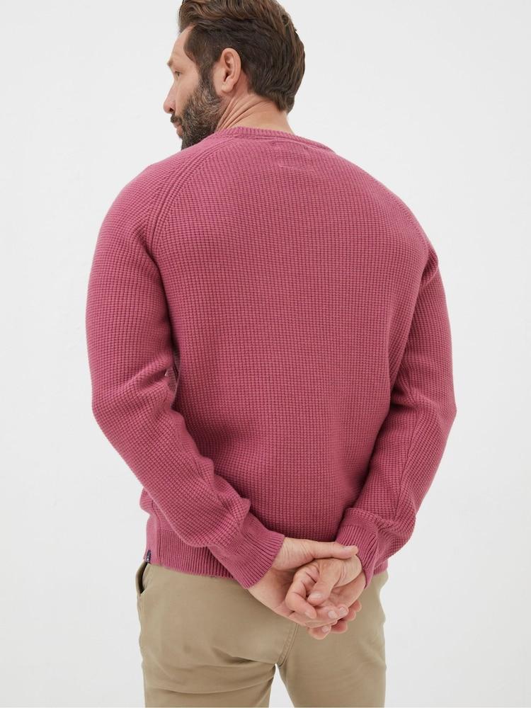 Fat Face Pink Crew Jumper
