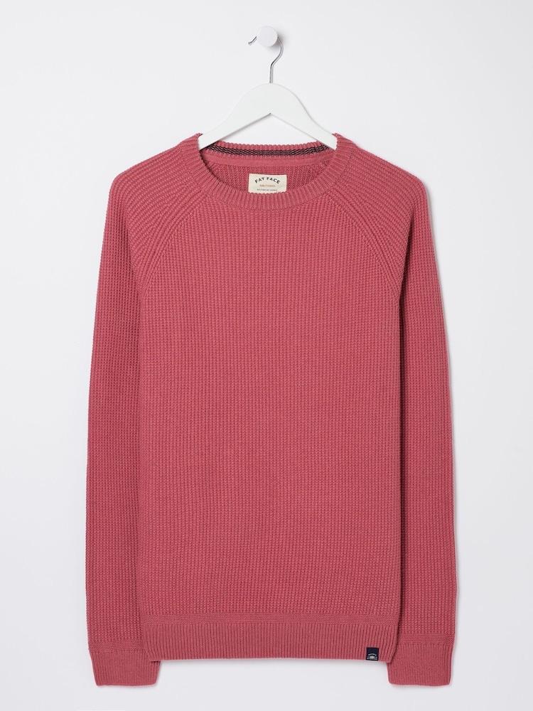 fat face Pink Crew Jumper