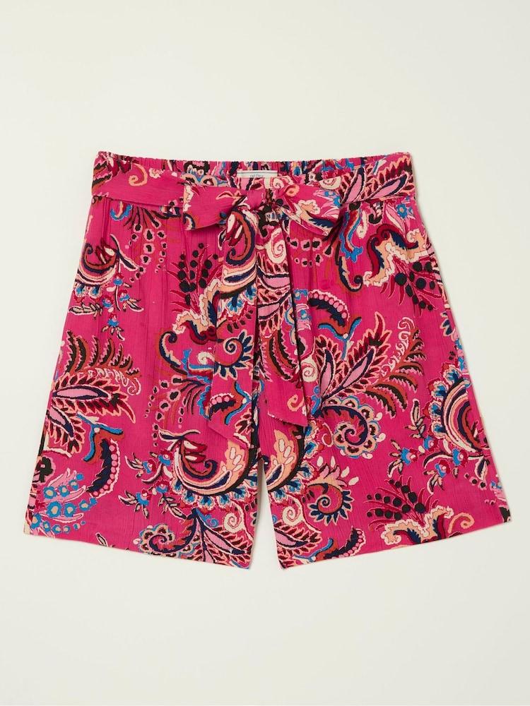 fat face Pink Faye Festival Floral Shorts
