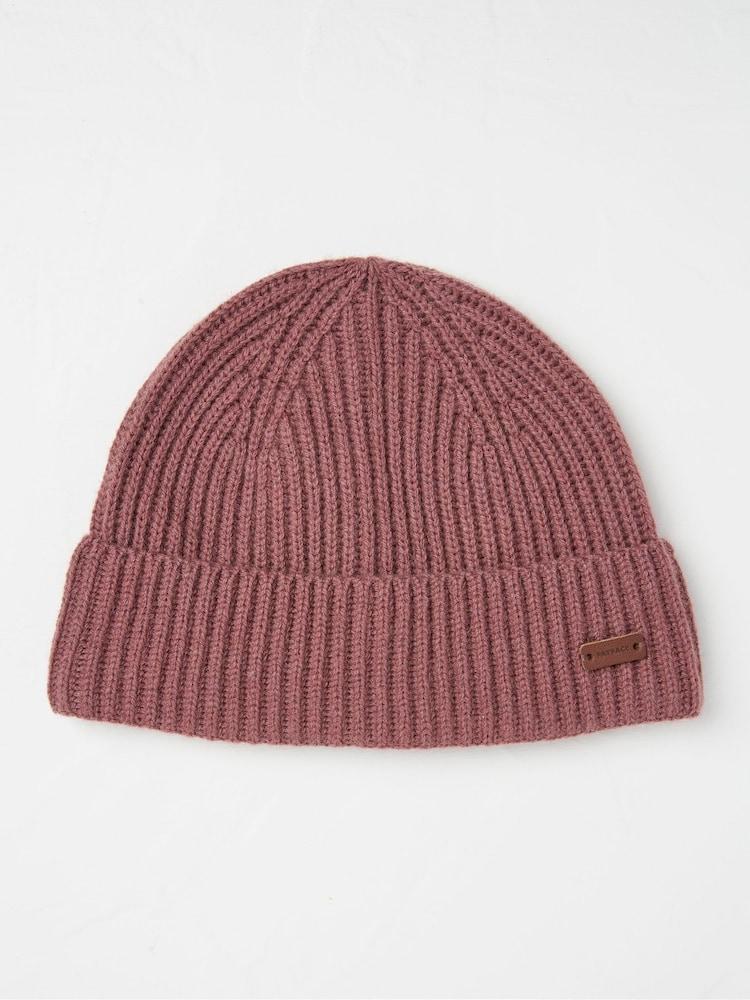 Fat Face Pink Fisherman Beanie