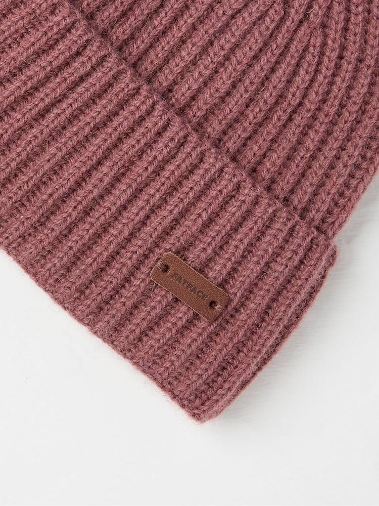 Fat Face Pink Fisherman Beanie