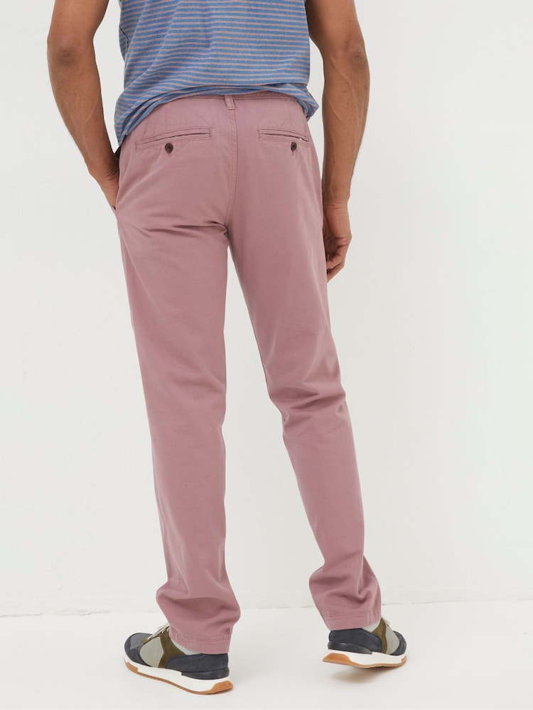 Fat Face Pink Modern Coastal Chinos Trousers