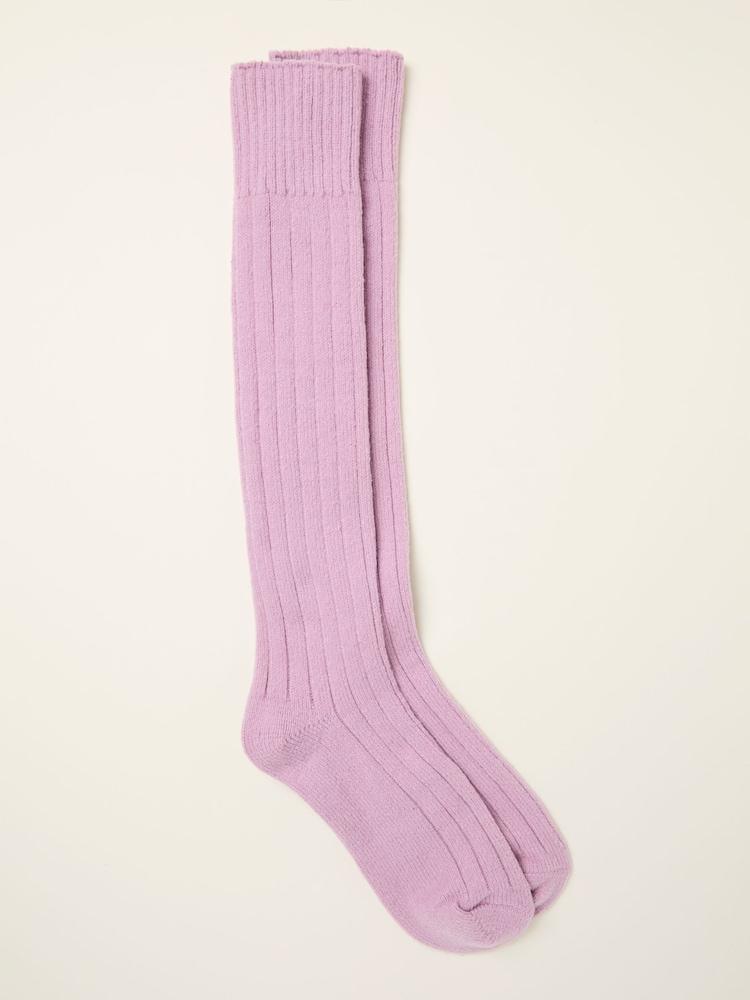 Fat Face Pink Slouchy Lounge Socks