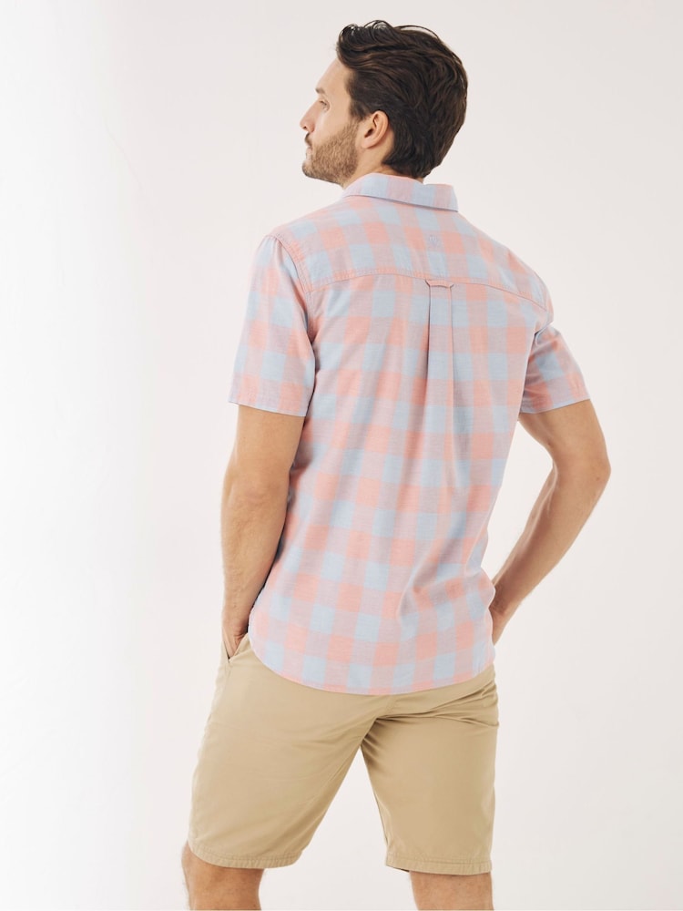 Fat Face Pink Warren Check Shirt