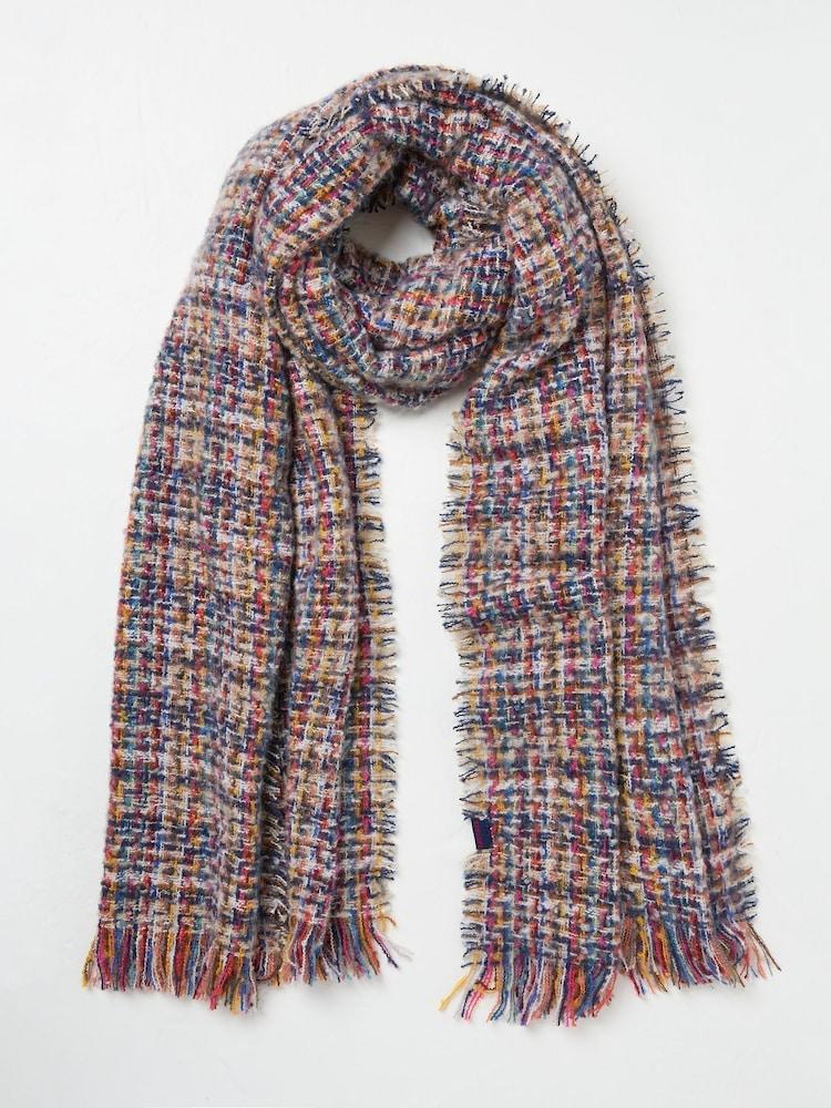 Fat Face Pippa Multi Check Scarf
