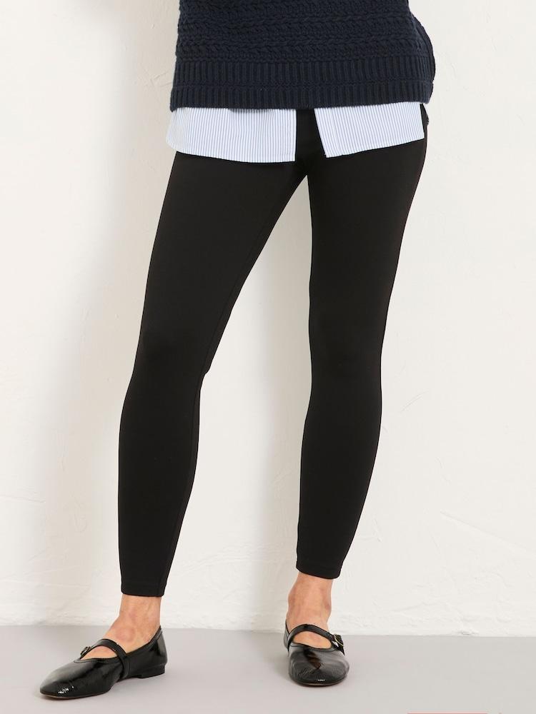 Fat Face Polly Black Ponte Legging