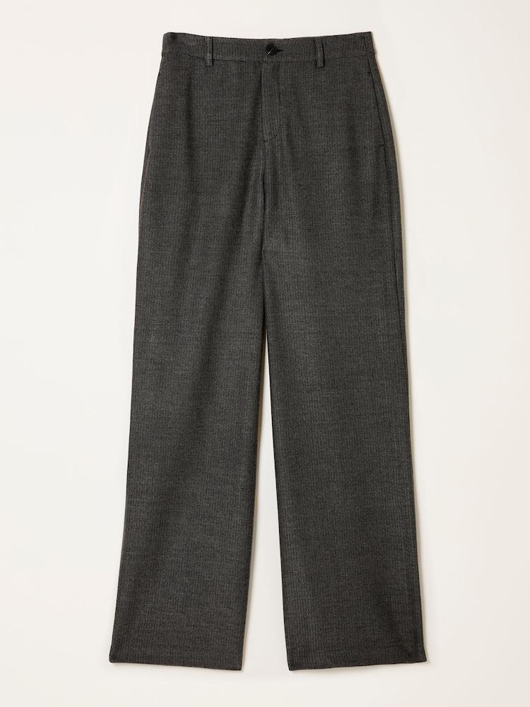 fat face Preseley Charcoal Grey Wide Leg Trousers
