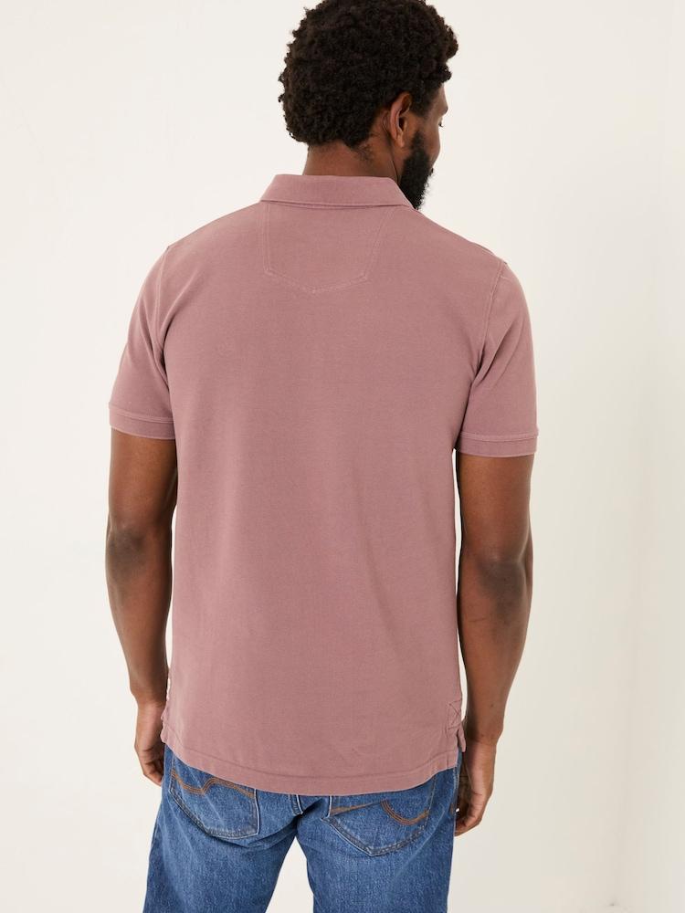 Fat Face Purple Pique Polo