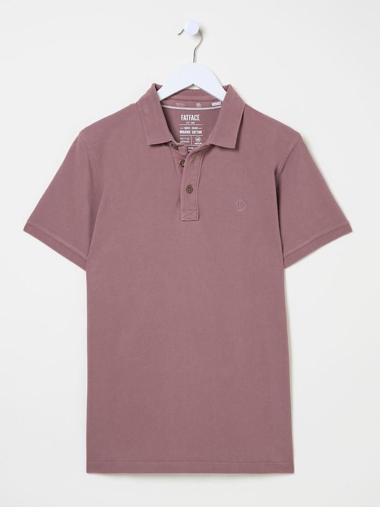 fat face Purple Pique Polo