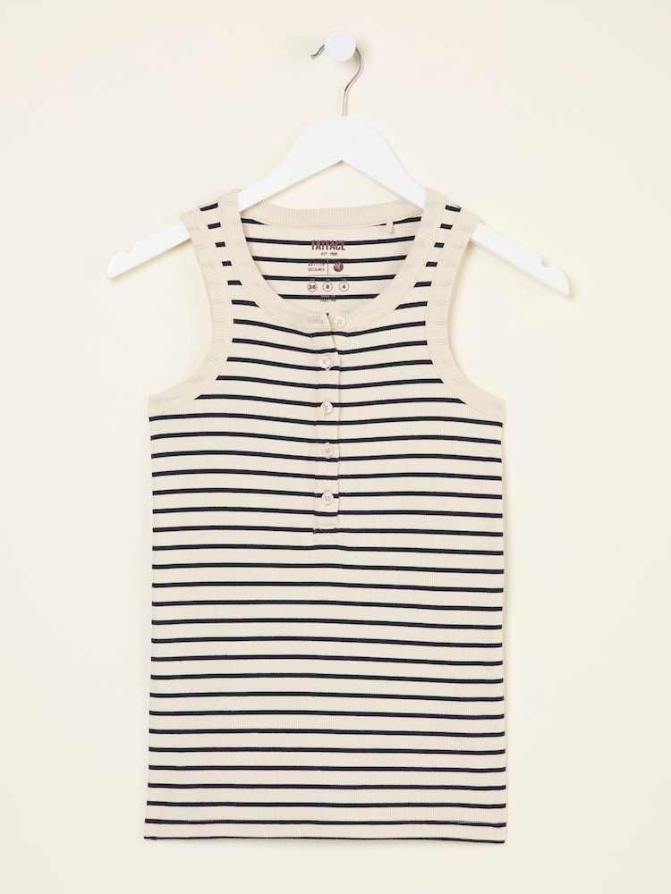 fat face Rachel Breton Stripe Rib Vest