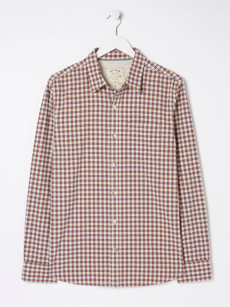 fat face Red Everly Check Shirt