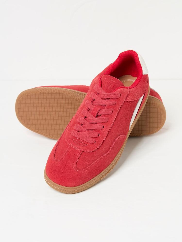 fat face Red Fia Retro Trainer