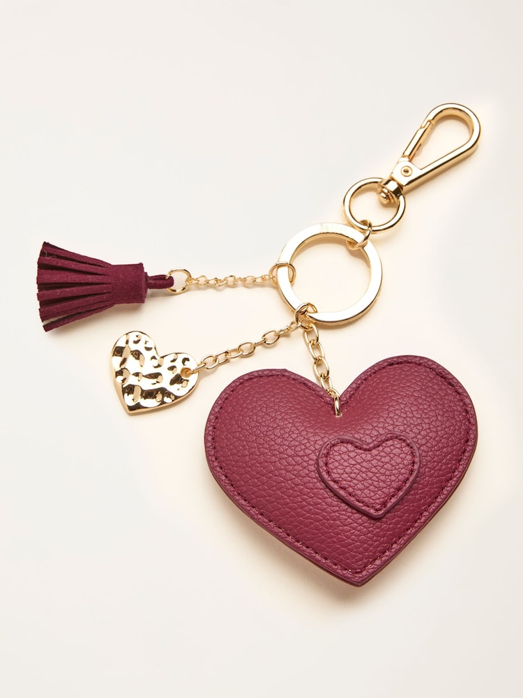Fat Face Red Heart Charm
