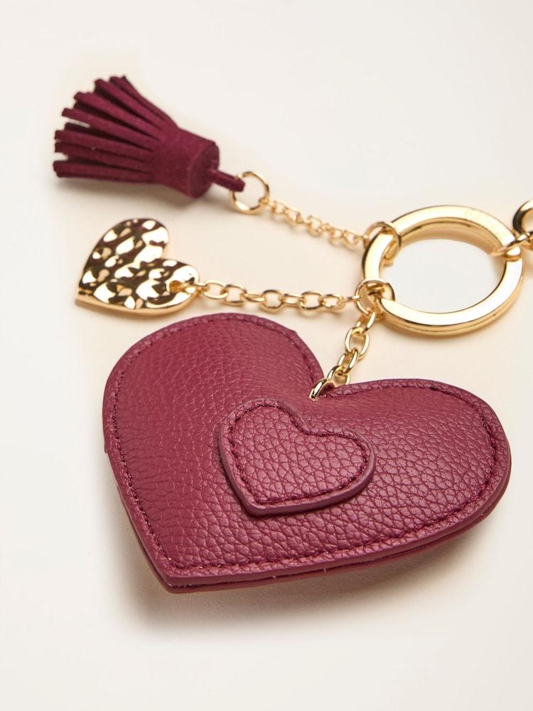 fat face Red Heart Charm