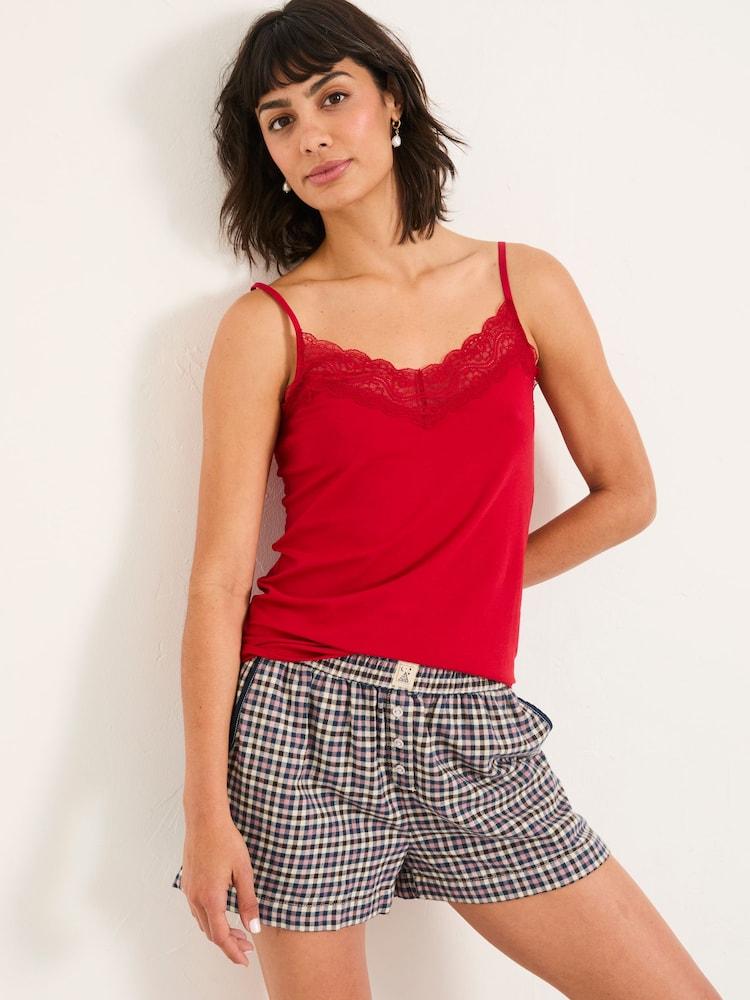 Fat Face Red Lace Vest