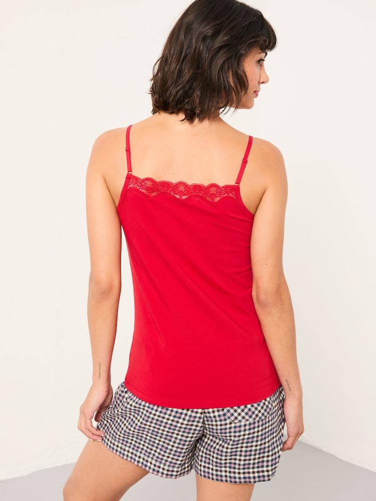 Fat Face Red Lace Vest