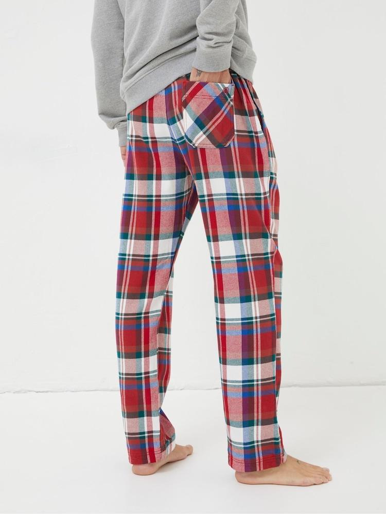 Fat Face Red Matching Mens Pyjama Bottoms