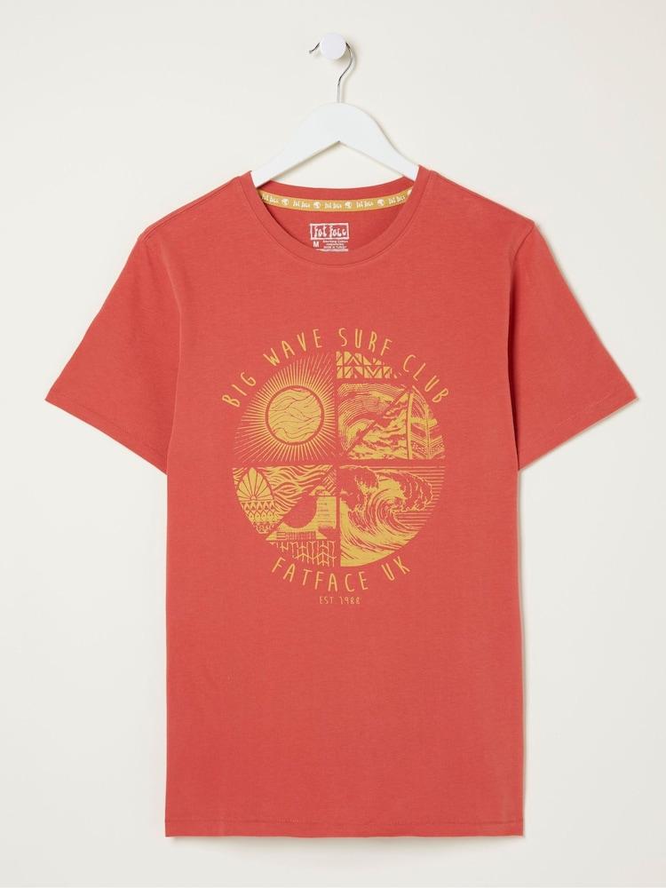 fat face Red Surf Club T-Shirt