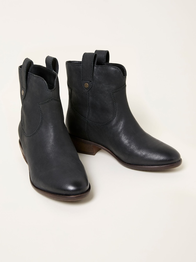 fat face Remi Black Ankle Boot