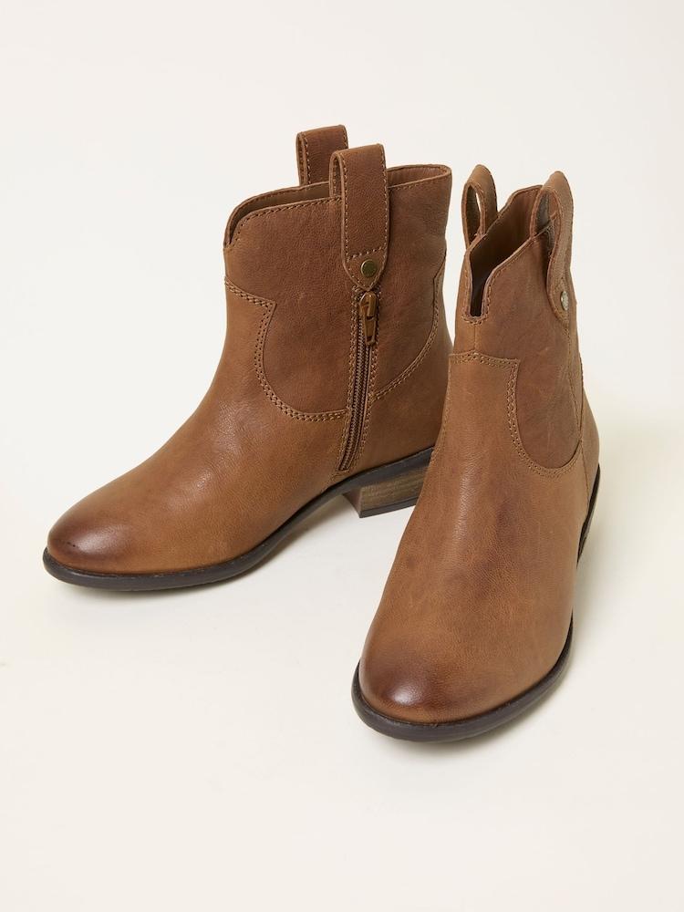 fat face Remi Tan Brown Ankle boot