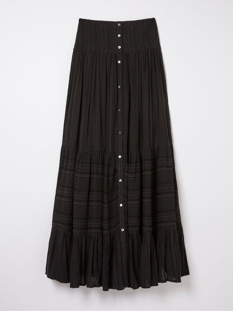 fat face Rhea Black Beach Maxi Skirt