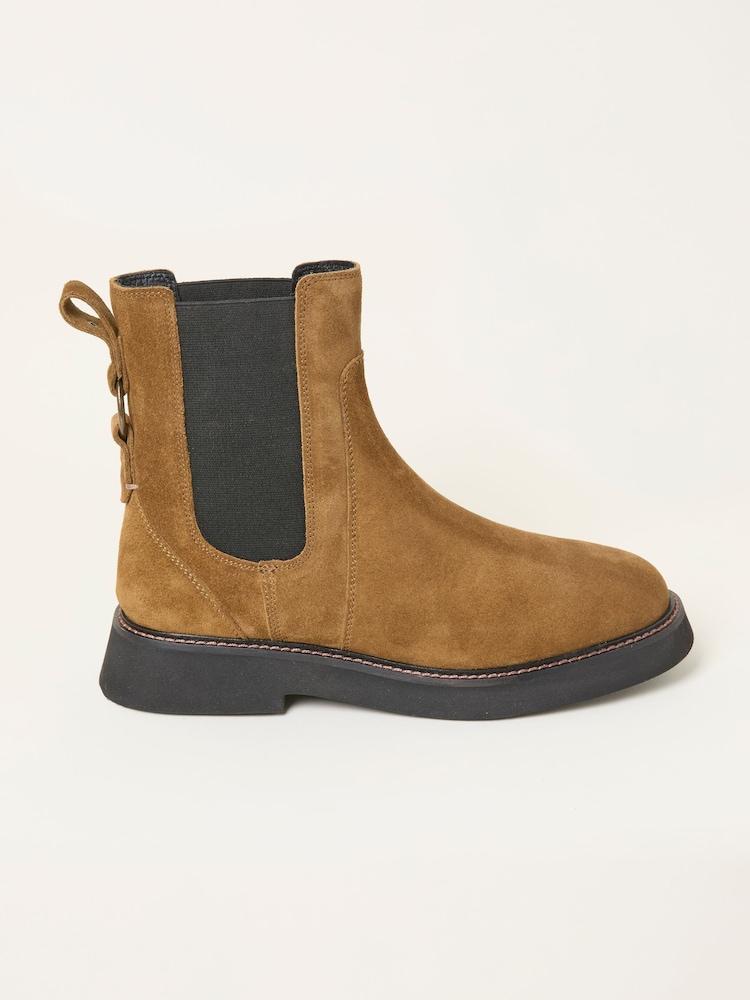 Fat Face Rowe Tan Brown Chelsea Boot