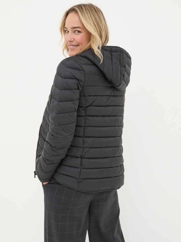 Fat Face Ruby Black Lightweight Puffer Jacket