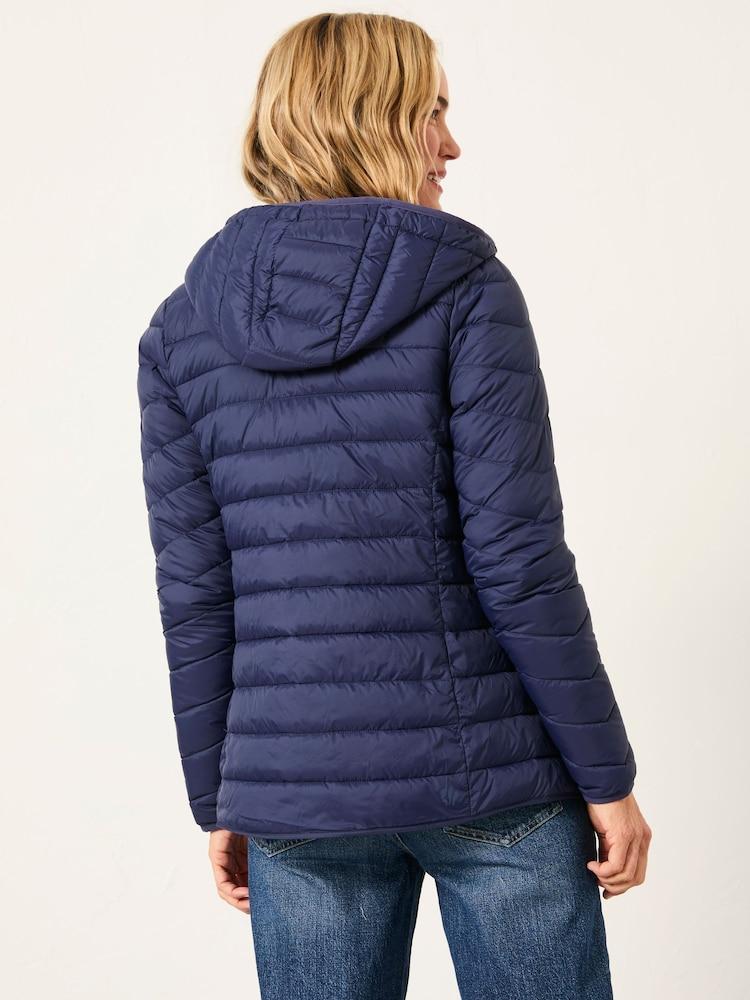 Fat Face Ruby Navy Lightweight Puffer Coat