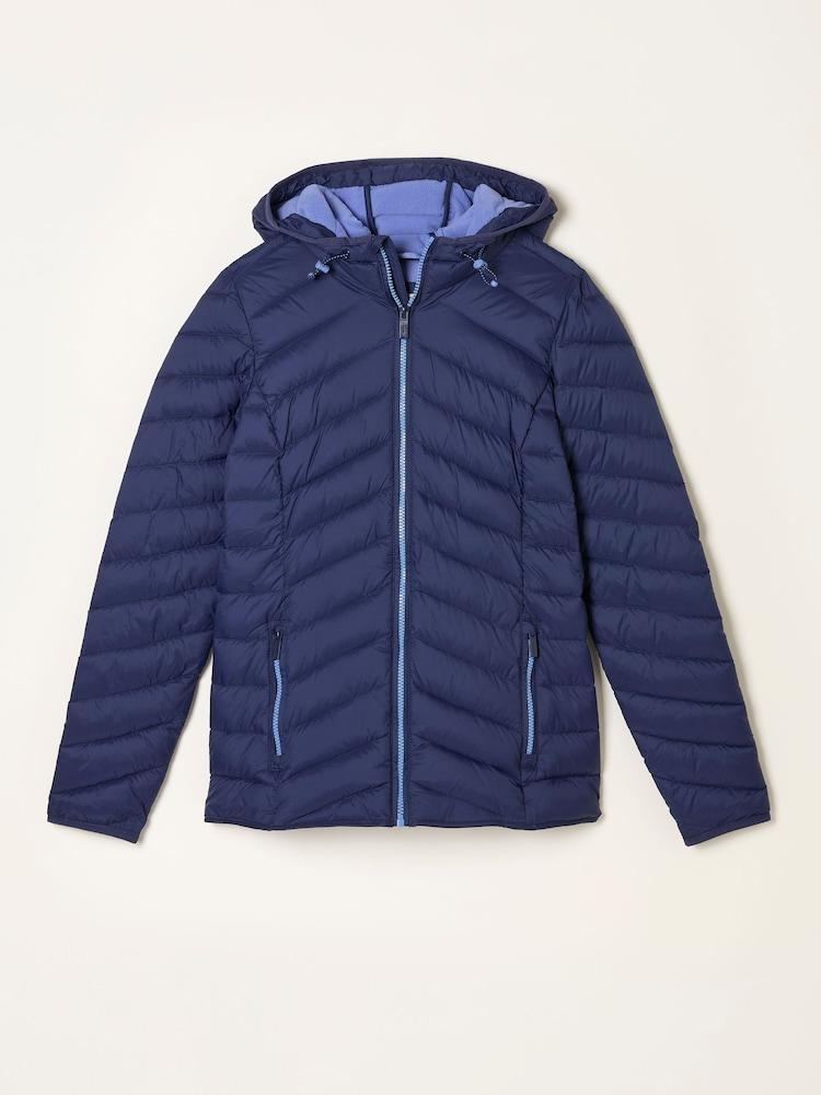 fat face Ruby Navy Lightweight Puffer Coat