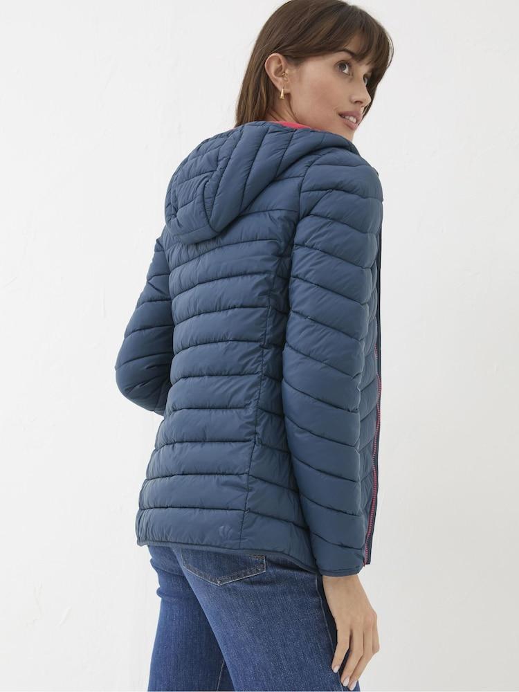 Fat Face Ruby Teal Blue Lightweight Puffer Jacket