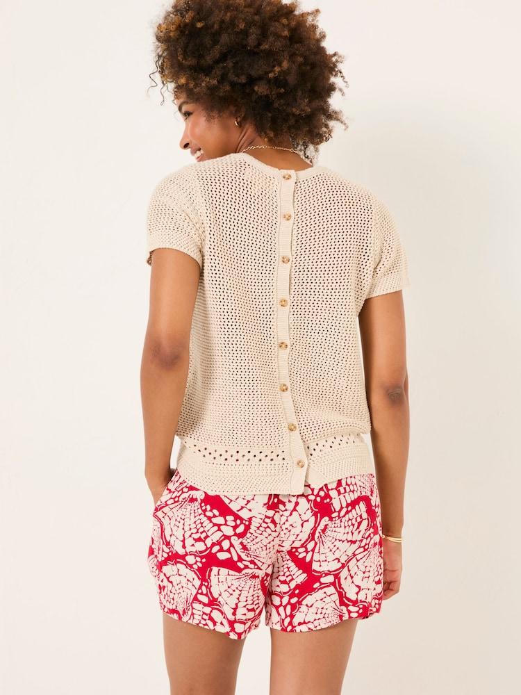 Fat Face Rust Red Mono Shell Flippy Shorts