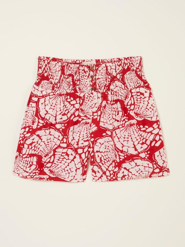 fat face Rust Red Mono Shell Flippy Shorts