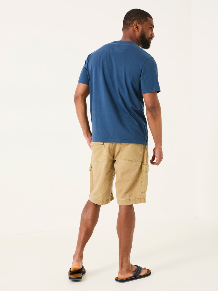 Fat Face Rye Stone Garment Dye Utility Shorts