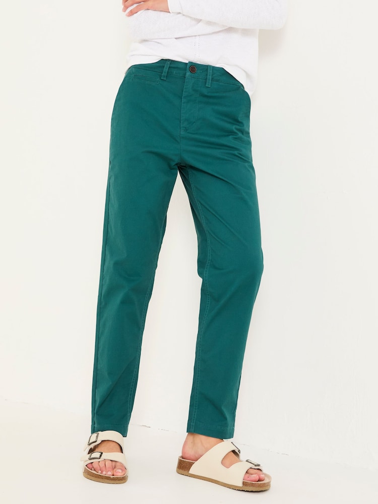 Fat Face Rye Teal Blue Chino Trousers